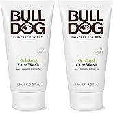 Bulldog Skincare and Grooming For Men Original Face Wash, Pack of 2, 5 Ounce
