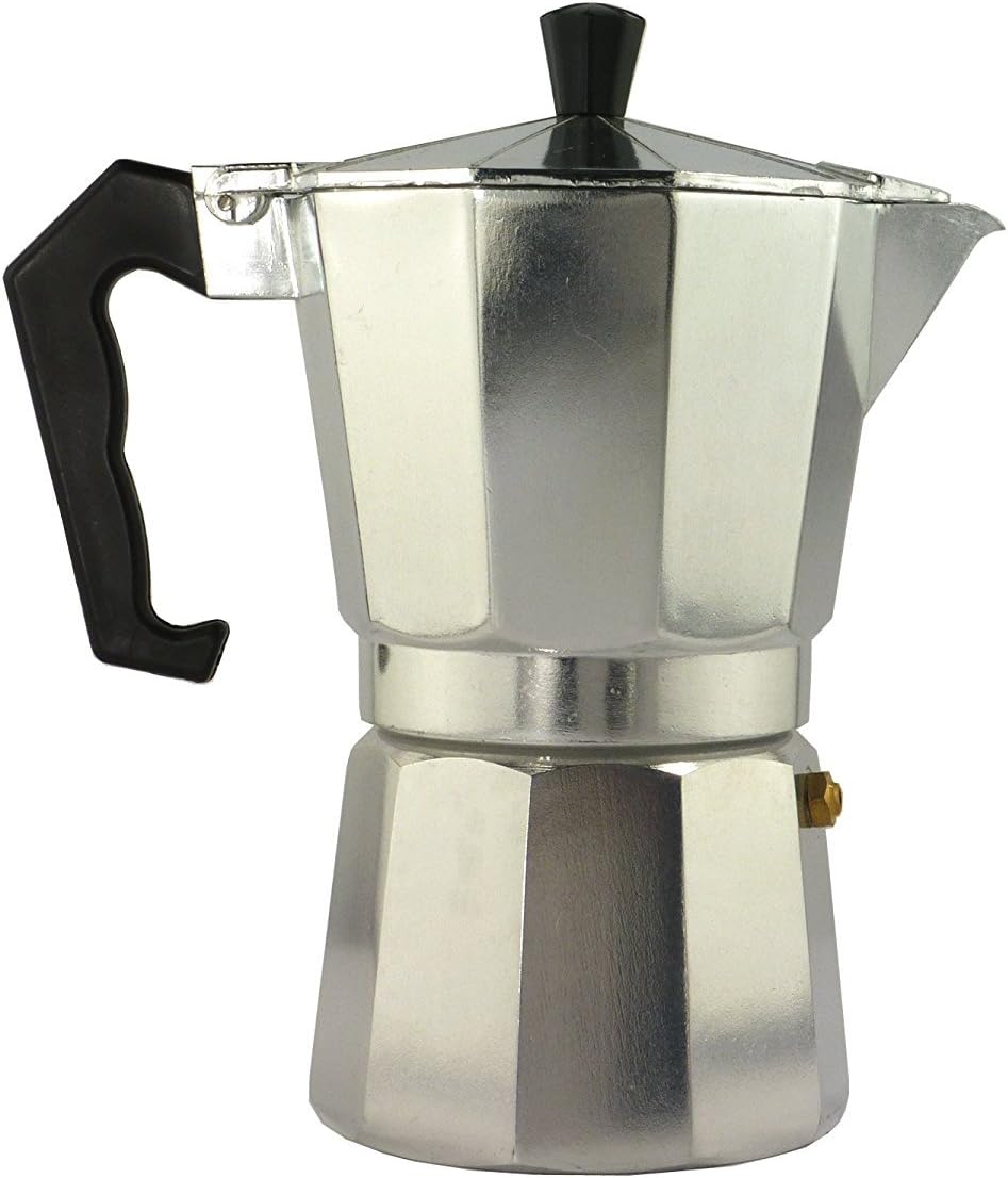 Aluminum Stovetop Italian Espresso Maker Moka Pot 12 Cup