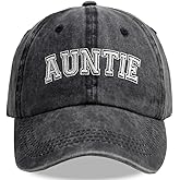 SHANVANKE Auntie Uncle Hat, Adjustable Cotton Embroidered Baseball Cap