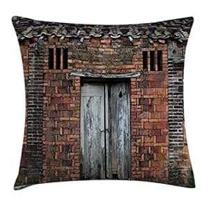 Amazon.com: Lunarable Antique Throw Pillow Cushion Cover