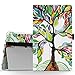 MoKo Lenovo Tab3 A8 / Tab2 A8 Case, Ultra Compact Premium Slim Folding Stand Cover Case for 2015 Release Lenovo Tab 2 A8-50, 2016 Release Lenovo Tab 3 8 (TB3-850F) 8-Inch Tablet, Lucky Tree
