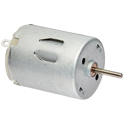 Cikuso 5000 RPM 6V Mini Motor de DC electrico magnetico de cilindro de par alto Plata