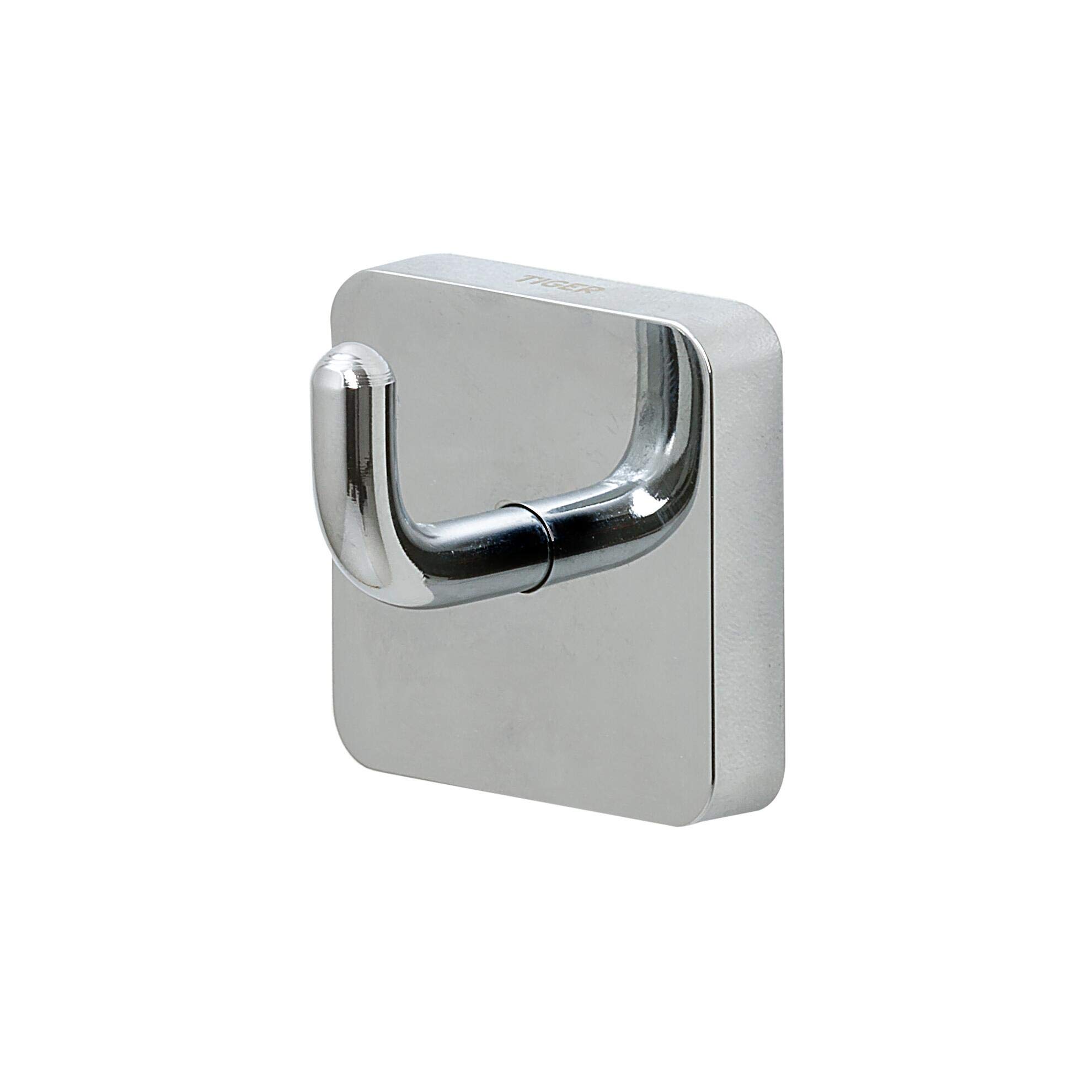 Tiger Onu, Towel hook large, Chrome, 38x48x48mm