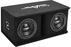 Skar Audio Dual 8" 1400W Loaded SDR Series Vented Subwoofer Enclosure | SDR-2X8D4