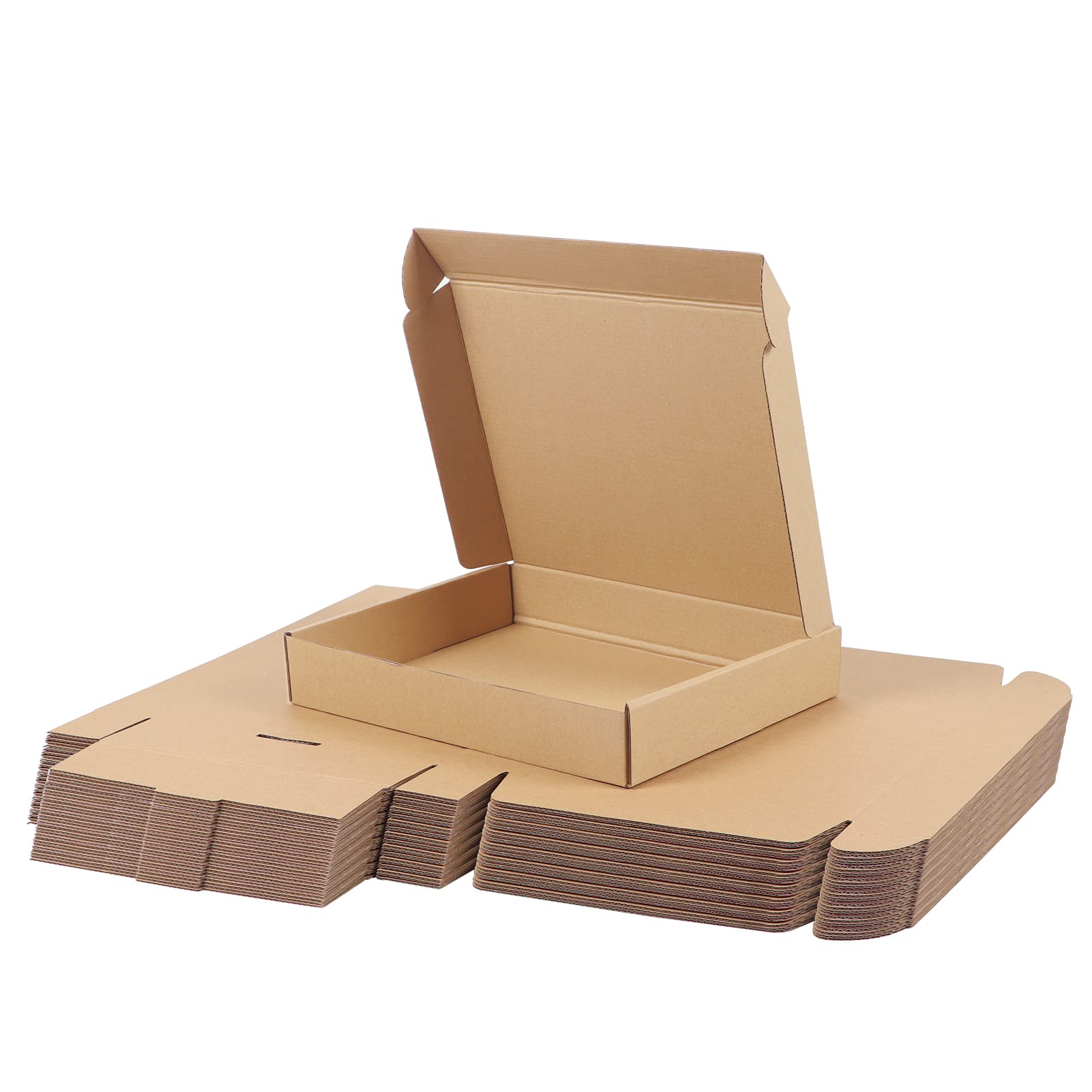Photo 1 of PHAREGE 12x9x2 inch Shipping Boxes Bulk 25 Pack Brown, Tab Lock Tuck Top Mailer Boxes for Packaging Small Business, Medium Cardboard Gift Boxes for Wrapping Mailing Present