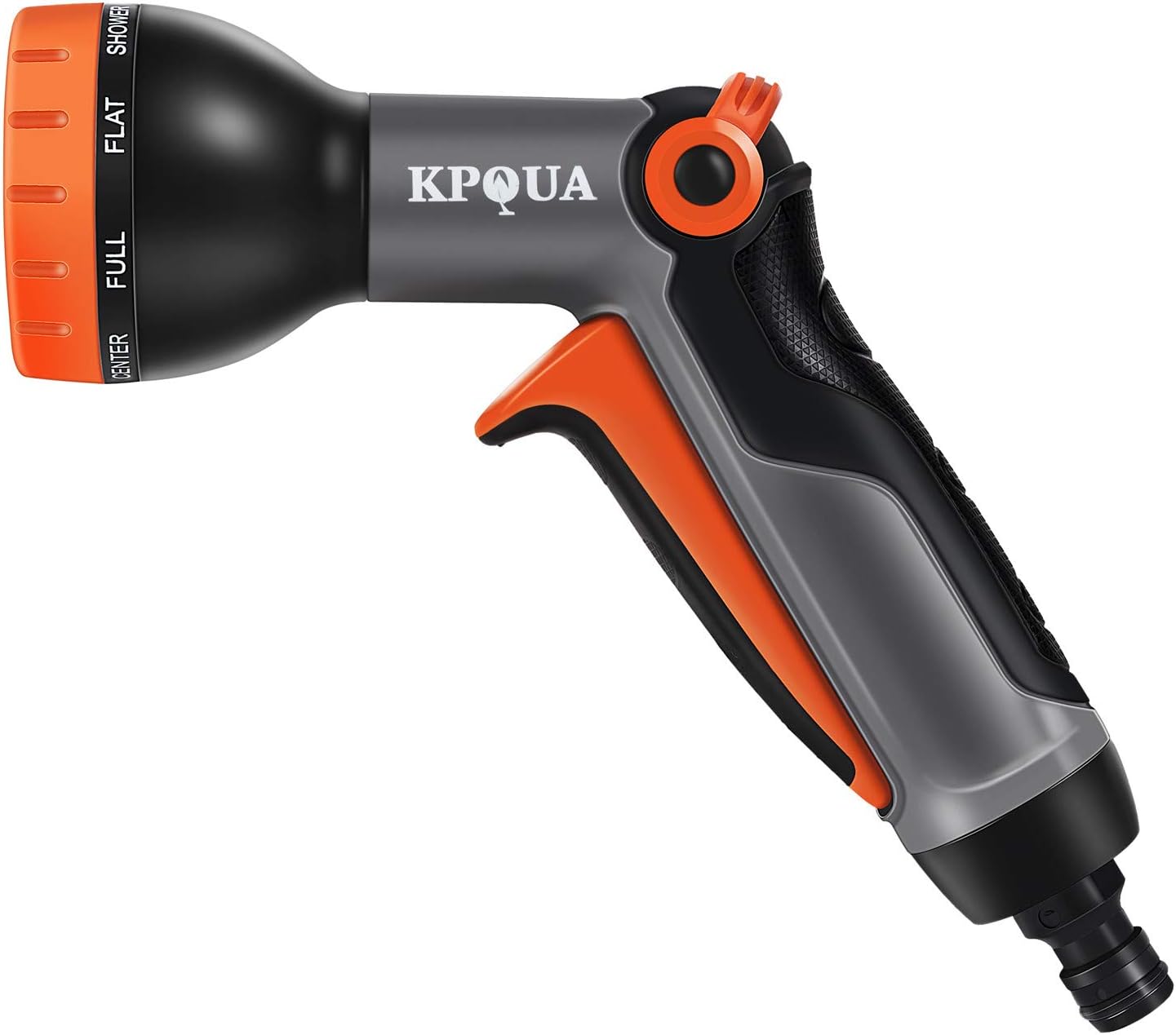 Upgraded version Garden Spray Nozzle, Nozzle Gun with 9 Pattern Multi-Functional Watering Nozzle Head with Built-in Lock Ergonomic for Car Washing, Watering Plants, Cleaning Pets, Garden Watering Etc.