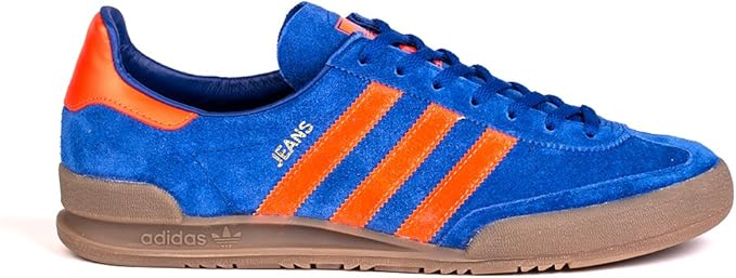 adidas jeans blue and orange