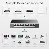 TP-Link TL-SG108S 8 Port Gigabit Switch Power Saving Plug & Play view 6