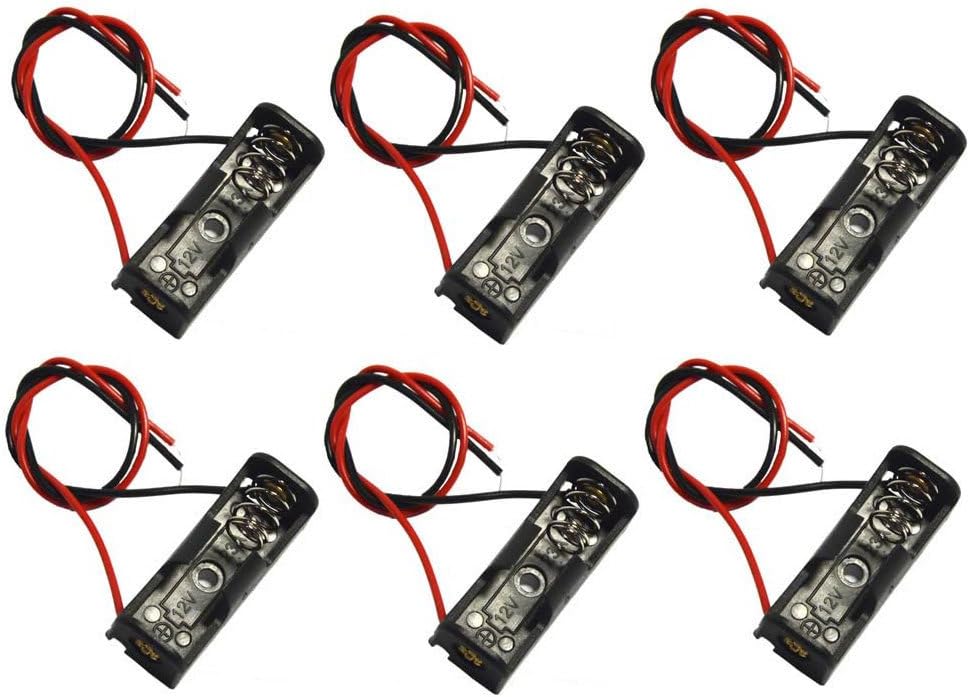LAMPVPATH (Pack of 6) A23 Battery Holder, 12V Battery