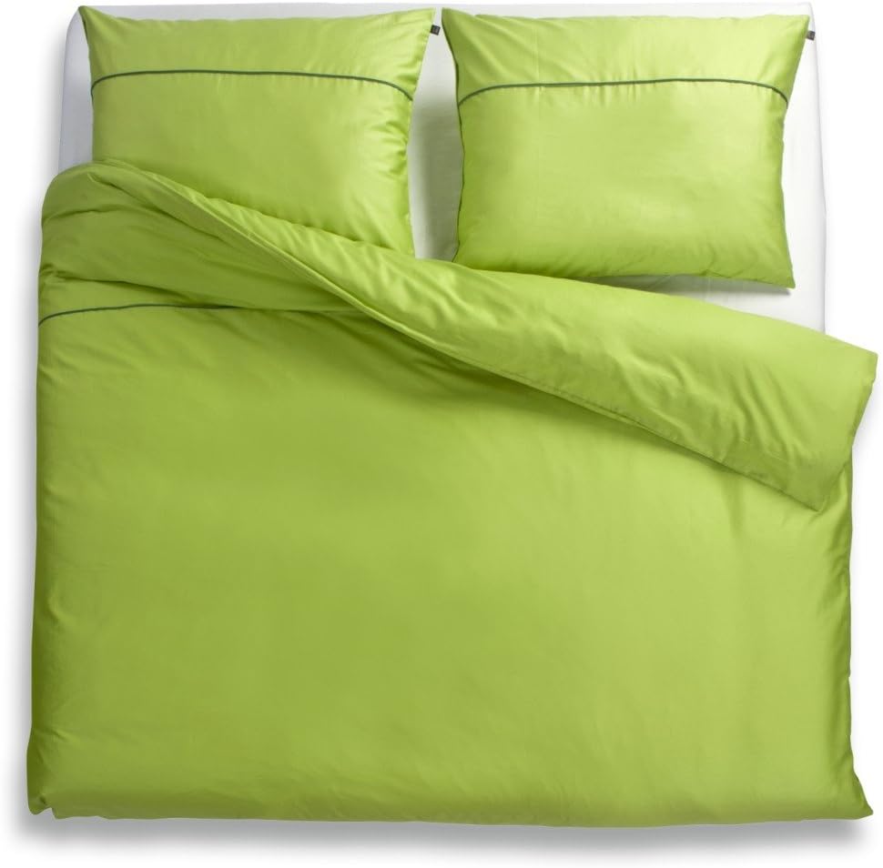 Odeja 200 x 200 + 2 x 80 x 60 cm, Basic N King bedding set, 1 piece, green