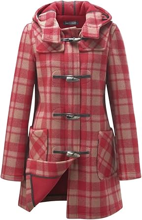 womens short duffle coat with hood