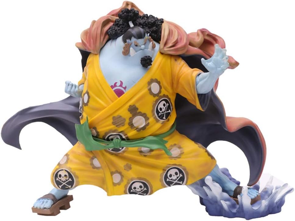 Colorful Handmade Anime Model Kit, Sailing Mermaid POP Seaman Standing Posture Whale Shark Can Be Placed On The Table and On The Computer Host H-2020-4-25