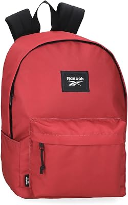 Brooklyn Colors Laptop-Rucksack aus Polyester, breite Schultergurte, ergonomisch, gepolstert, mehrere Fächer, von Joumma Bags, rot, Talla única, Tagesrucksa