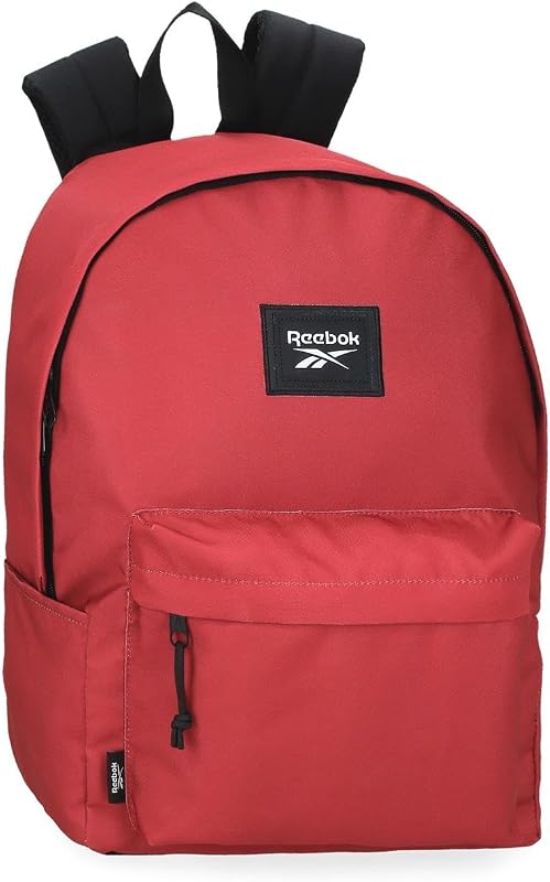 Brooklyn Colors Laptop-Rucksack aus Polyester, breite Schultergurte, ergonomisch, gepolstert, mehrere Fächer, von Joumma Bags, rot, Talla única, Tagesrucksa
