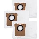 Dust Bags for S10 Plus For S10 Vacuum Cleaners, Non-woven Fabrics Canister Bags Robot Accessories Spare Parts(3Pcs)