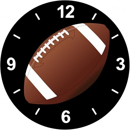 Horloge En Verre Boule De Football De Football Football