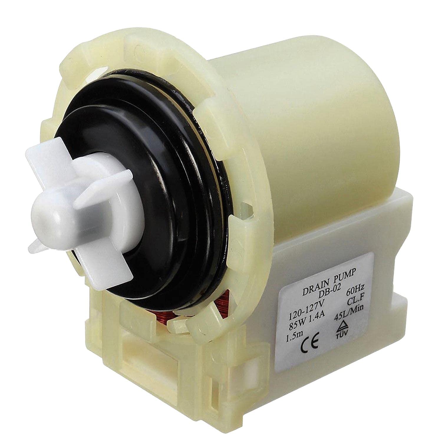 Photo 1 of 8540024 Washer Drain Pump Motor by Seentech - Exact fit for Whirlpool Kenmore Washing Machine - Parts Replaces W10130913, 8540024, W10117829