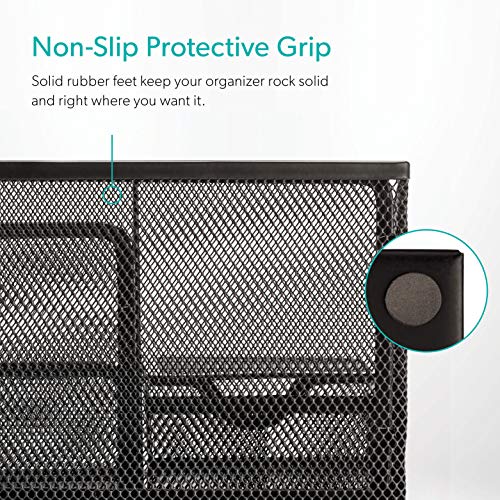 Mindspace Office Desk Organizer with 6 Compartments + Drawer The Mesh