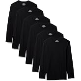 Amazon Essentials Men's Slim Fit Crewneck Undershirts, Pack of 6