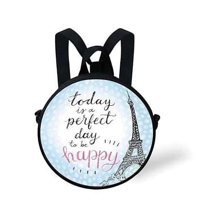Amazon Com Toddler Preschool Backpack Eiffel Tower Decor Perfect