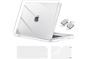 MOSISO Compatible with MacBook Air 15 inch Case 2025 2024 2023 M4 A3241 M3 A3114 M2 A2941 with Liquid Retina Display Touch ID