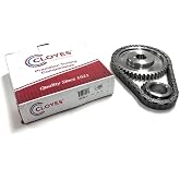 J MARTIN AUTO 3 Piece Timing Set Compatible with AMC Jeep 304 360 401 V8 Engines, Includes Timing Chain, Crankshaft Gear, Camshaft Gear