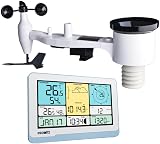 ECOWITT Weather Station WS3820 7.5in Console WiFi 7-in-1 WS69 Outdoor Sensor