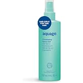Aquage Thickening Spray Gel &amp; Heat-Activated Hair Volumizer, 8 oz | Root Lifter for Plumping Fine, Thin Strands, Adds Volume &amp; Climate-Resistant Body for Women &amp; Men, AlgaePlex, Sulfate-Free