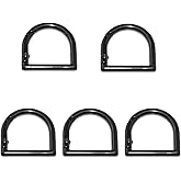 Lind Kitchen 7 Points D-opening Spring Loop 30mm Gunmetal Zinc Alloy Bag Strap Buckle