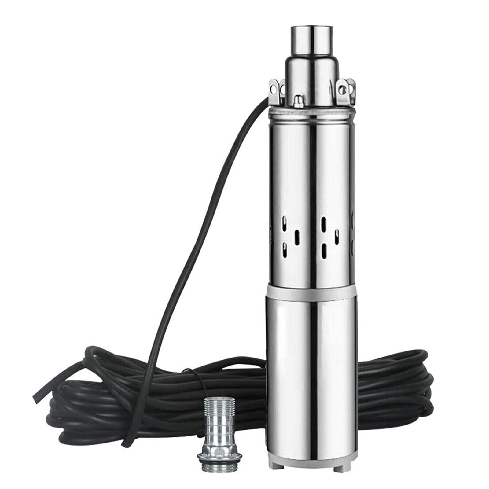 Deep Well Submersible Pump, Submersible Deep Well Pump 12V,Solar Water Pump Screw Pump,Solar Submersible Pump Deep Well Solar Deep Well Water Pump,for Industrial Household and Agriculture