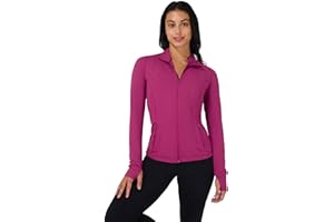 90 Degree by Reflex Women’s Lightweight, Full Zip Running Track Jacket