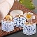 Amzwax Scented Candles 3 Pack Gift Set: Lavender,Vanilla and Rose, 3 x 4 Ounce Eco-Friendly Natural Soy Wax – Portable Travel Tins Candle for Hotel – Gift for Her