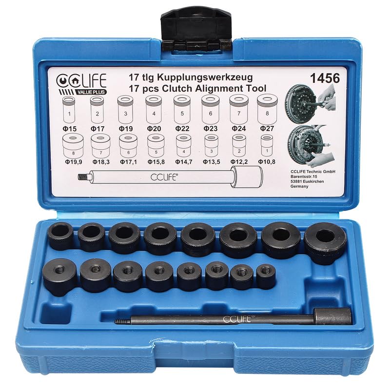 CCLIFE 17 Pcs Universal Clutch Alignment Tool Set