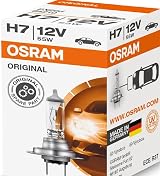 OSRAM ORIGINAL H7 Halogen Headlamp Bulb 64210 12V Folding Carton Box 1pc view 3