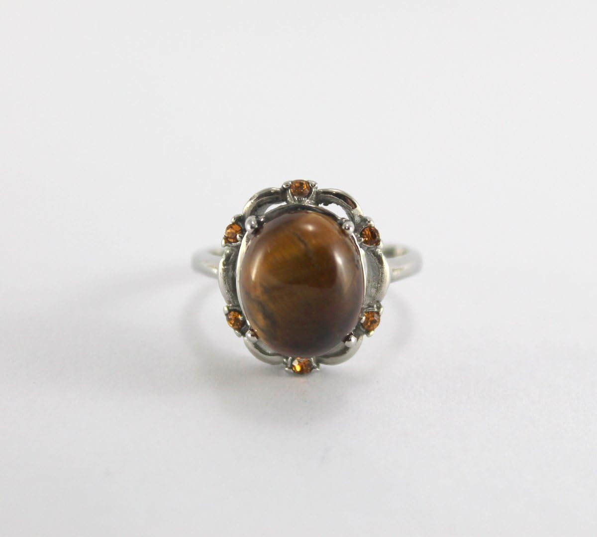 Sierra Design Ring Natural Gemstone, Tiger's Eye