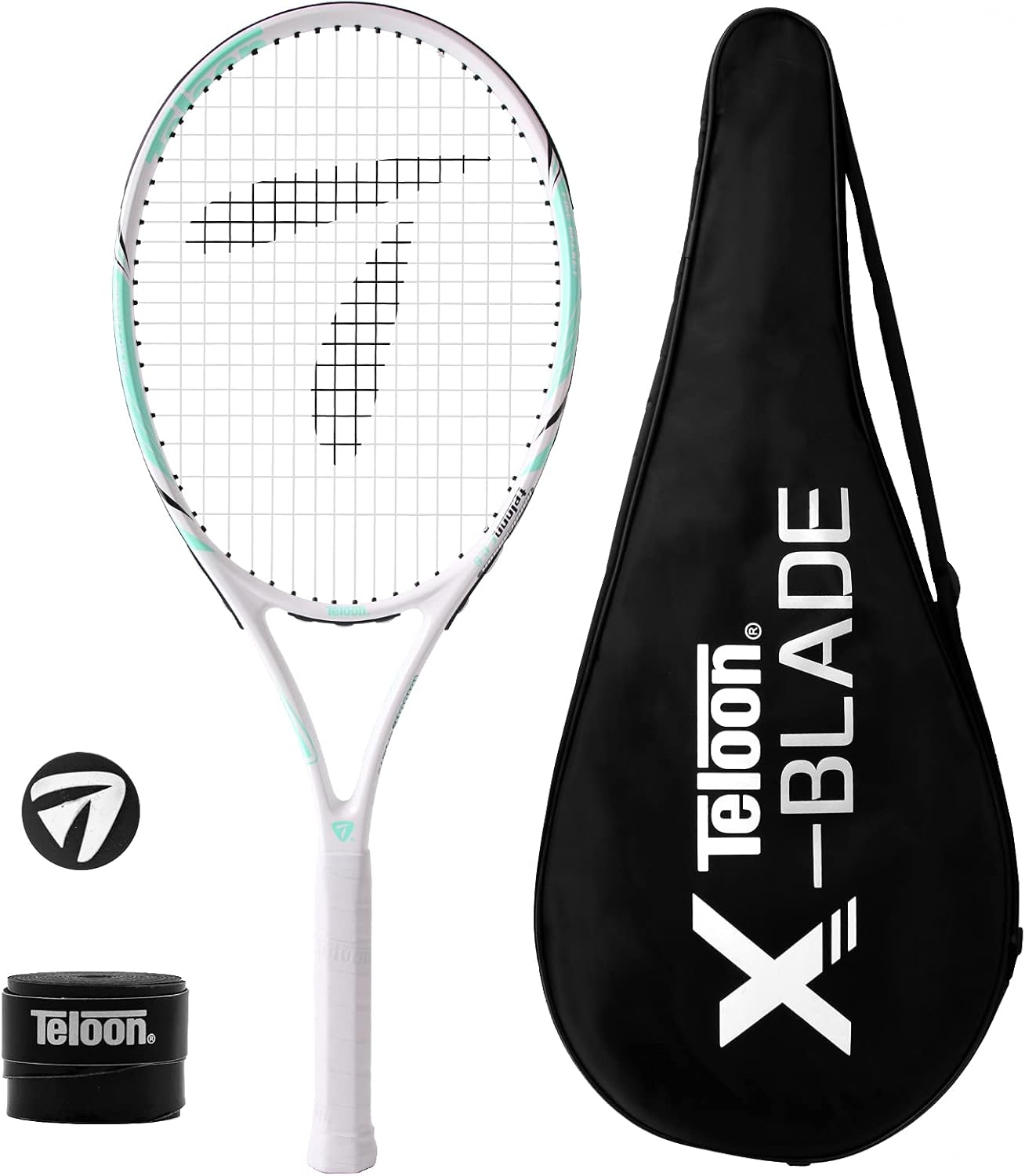 Teloon Adult Recreational Tennis Racket, 27 inch Professional Tennis Racquet for Adults Student Women and Men Rackets Training (Blade-V10) : Sports & Outdoors