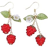 Cute Fruit earring,Dangle Drop Lightweight Food Earrings for Women