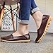LabatoStyle Women’s Genuine Leather Flats Casual Moccasin Driving loafers Shoes (Brown, 8 B(M) US)