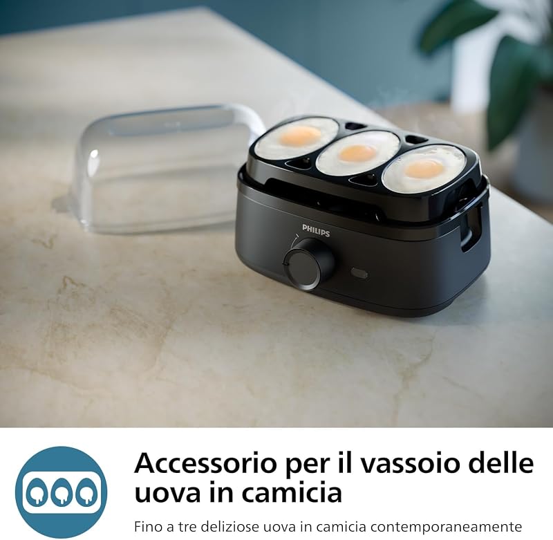 Cuociuova elettrico 3000, fino a 6 uova, formato famiglia, 400W — foto 7 di 7