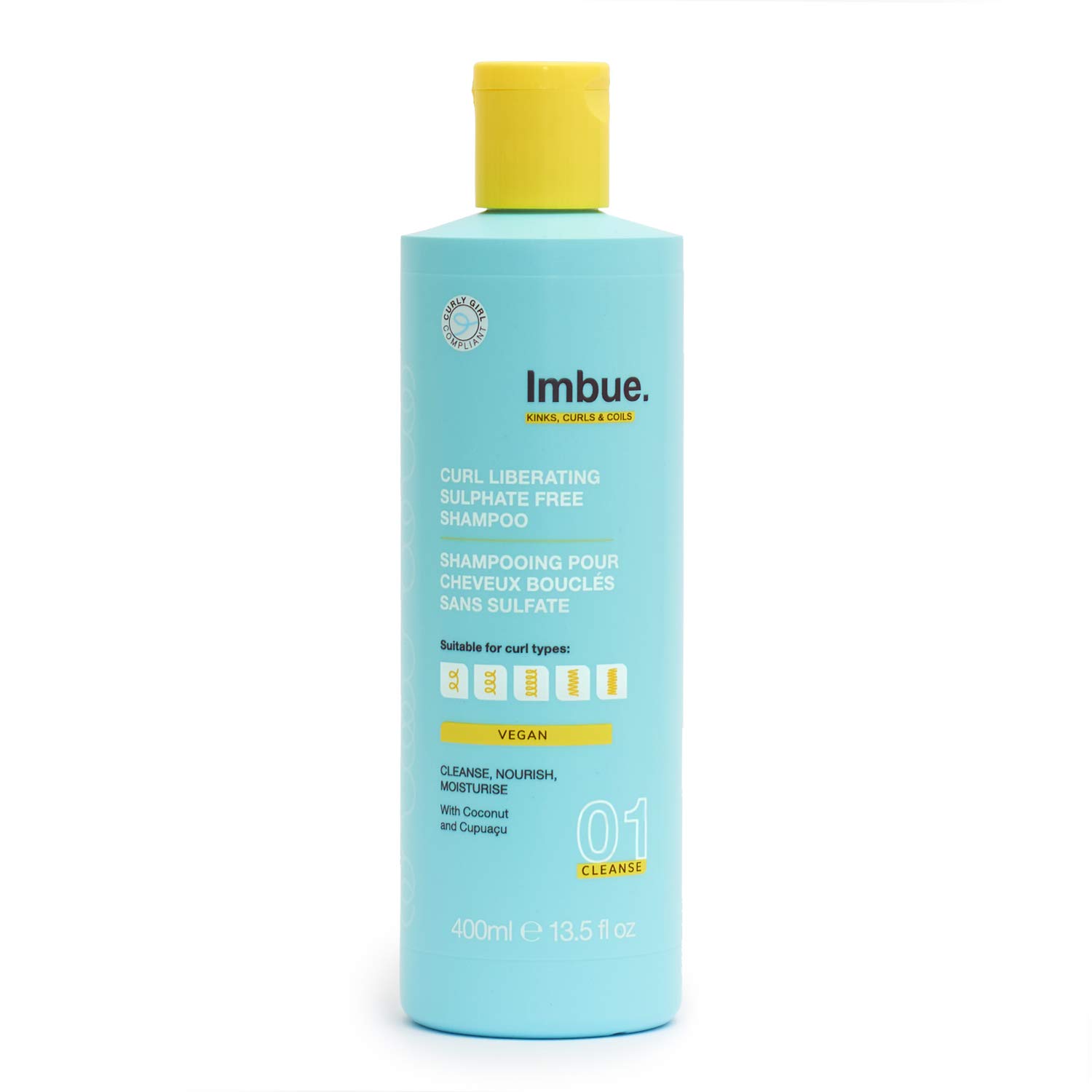 Imbue Curl Liberating Sulphate Free Shampoo, Sulfatfreies Shampoo für