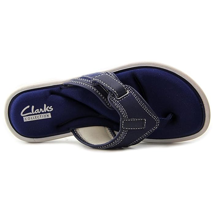 clarks collection women's olina park flip flops