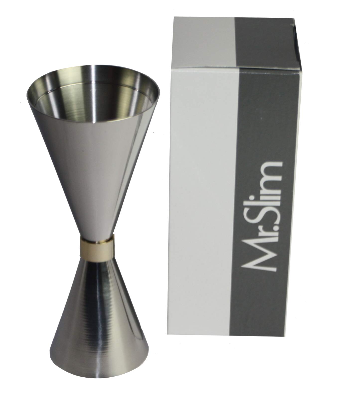 Mr Slim Jigger Cocktail Measuring Jug Silver 30-60 ml Made in Japan
