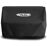 Turbo E Grill Cover - Heavy Duty Grill Cover for Outdoor Grill with Adjustable Straps, Waterproof and UV-Resistant Materials for Year-Round Weather Protection