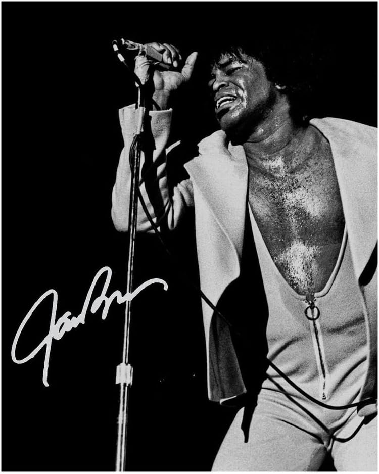 Photographs - Photo James Brown Signed Autographed 8 x 10