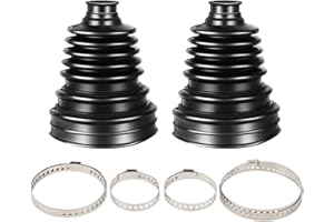 HERCHR Universal CV Boot Constant Velocity Joint Boot, 2pcs CV Boots Universal Silicone Drive Shaft Joint Boot Set Highly Flexible CV Boots Replacement Velocity Joint Gaiter Boot Kit for Cars