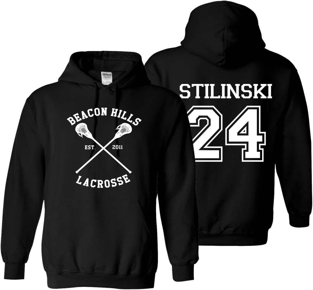 Stilinski 24 Lacrosse Beacon Hills Adult Sweatshirt Pullover Hoodie