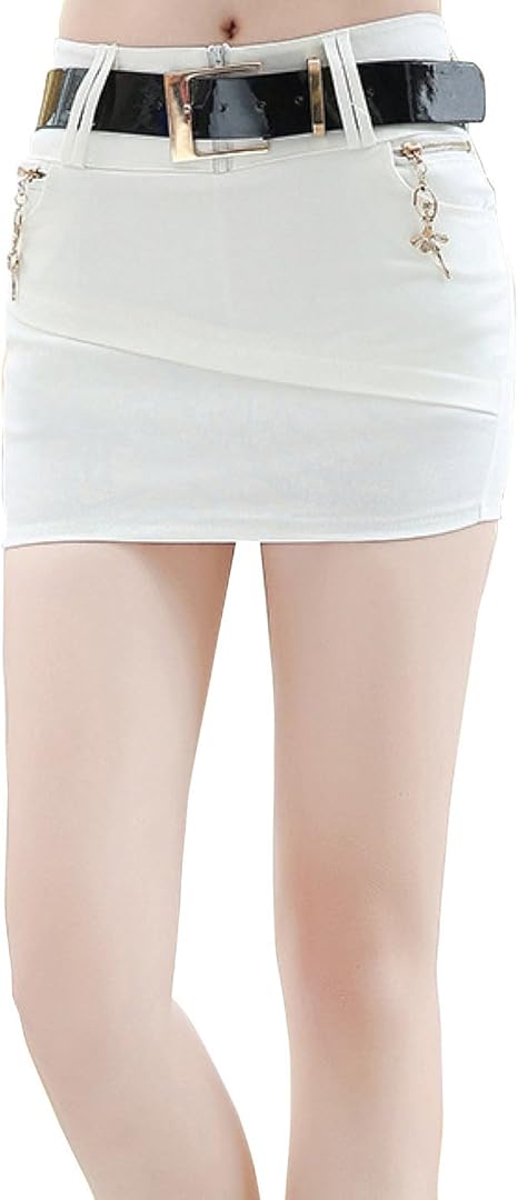 Amazon クロスユー Cross You レディース マイクロ ミニ スカート タイト ボトムス S Xl ホワイト 白 女 性 用 Xl スカート 通販