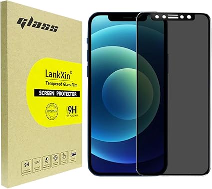 Amazon 覗き見防止 Iphone 12 Iphone12 Proプライバシーフィルター強化ガラス保護フィルム 360 あらゆるの方向で全面的にカバーされてプライバシーフィルターという保護機能を持ち 耐久性があり そして衝撃に耐えてエアギャップが生じない Iphone 12 Iphone12