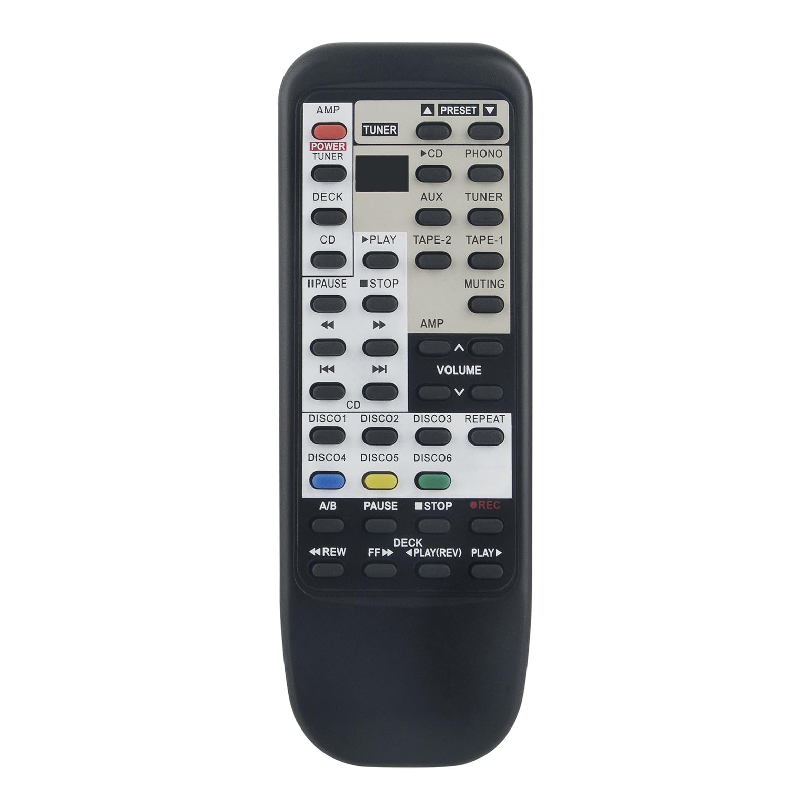 AULCMEET RC-152 Replacement Remote Control Compatible with Denon Stereo Amplifier Audio Player PMA-425R TU-580RD PMA-735R PMA-880R PAM-680R