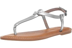 Amazon Essentials Women's Casual Thong Sandal with Ankle Strap